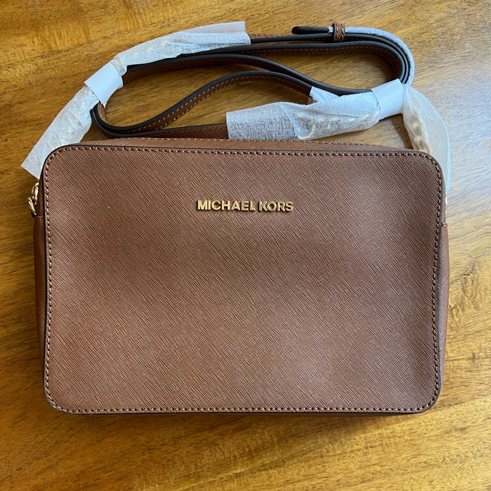 Michael Kors Brown Crossbody Purse, NWT!